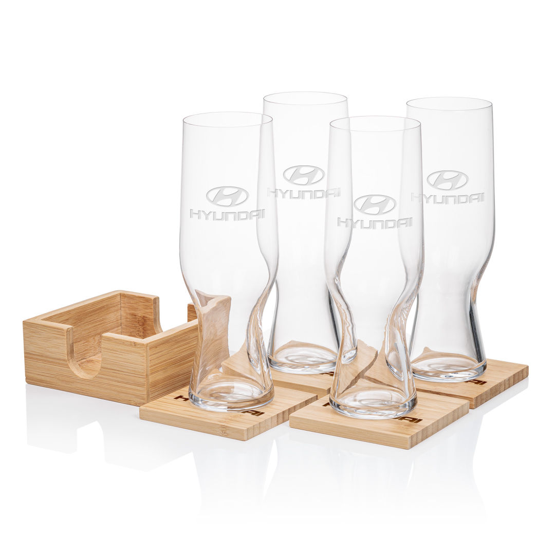 Bamboo Coaster Gift Set - Covington 5