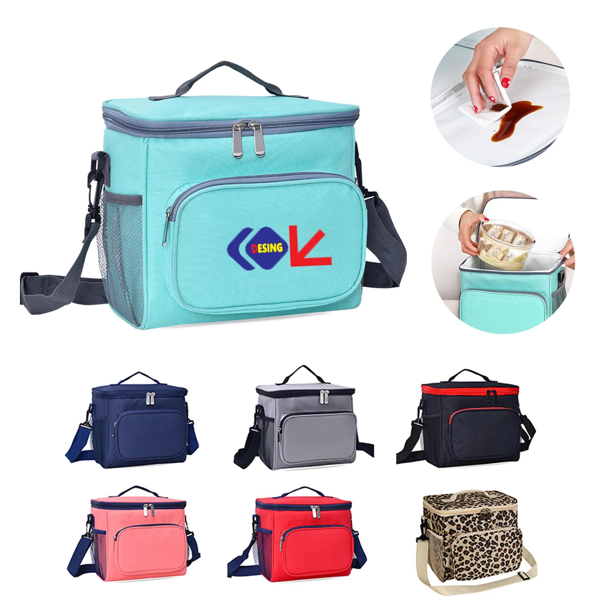 Insulated Lunch bag Soft Cooler Tote 2