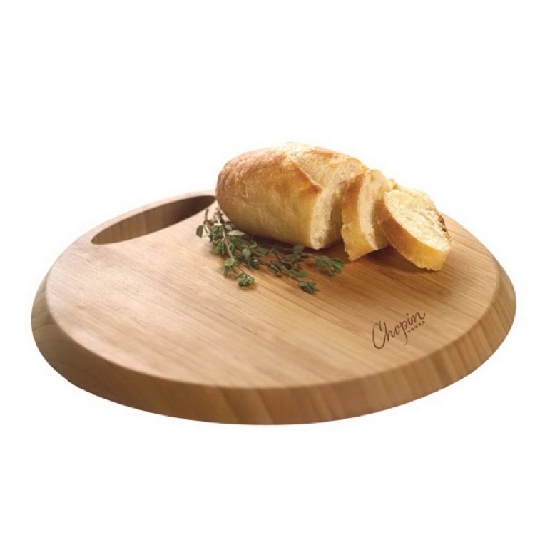 BistroTek Tote Premium Bamboo Cutting Board