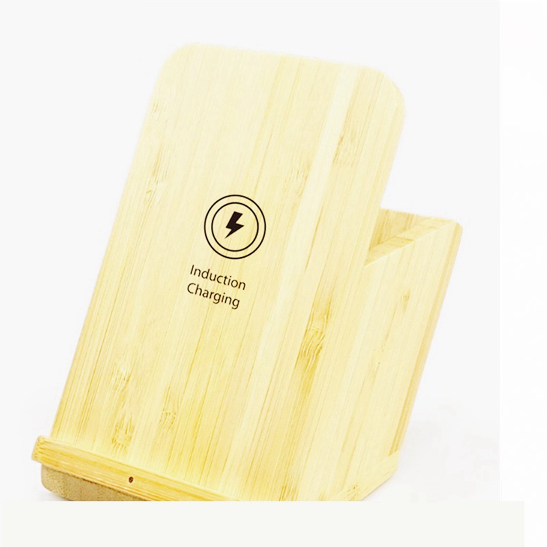 10w Bamboo Wood Wireless Charger Stand Pen Box 6