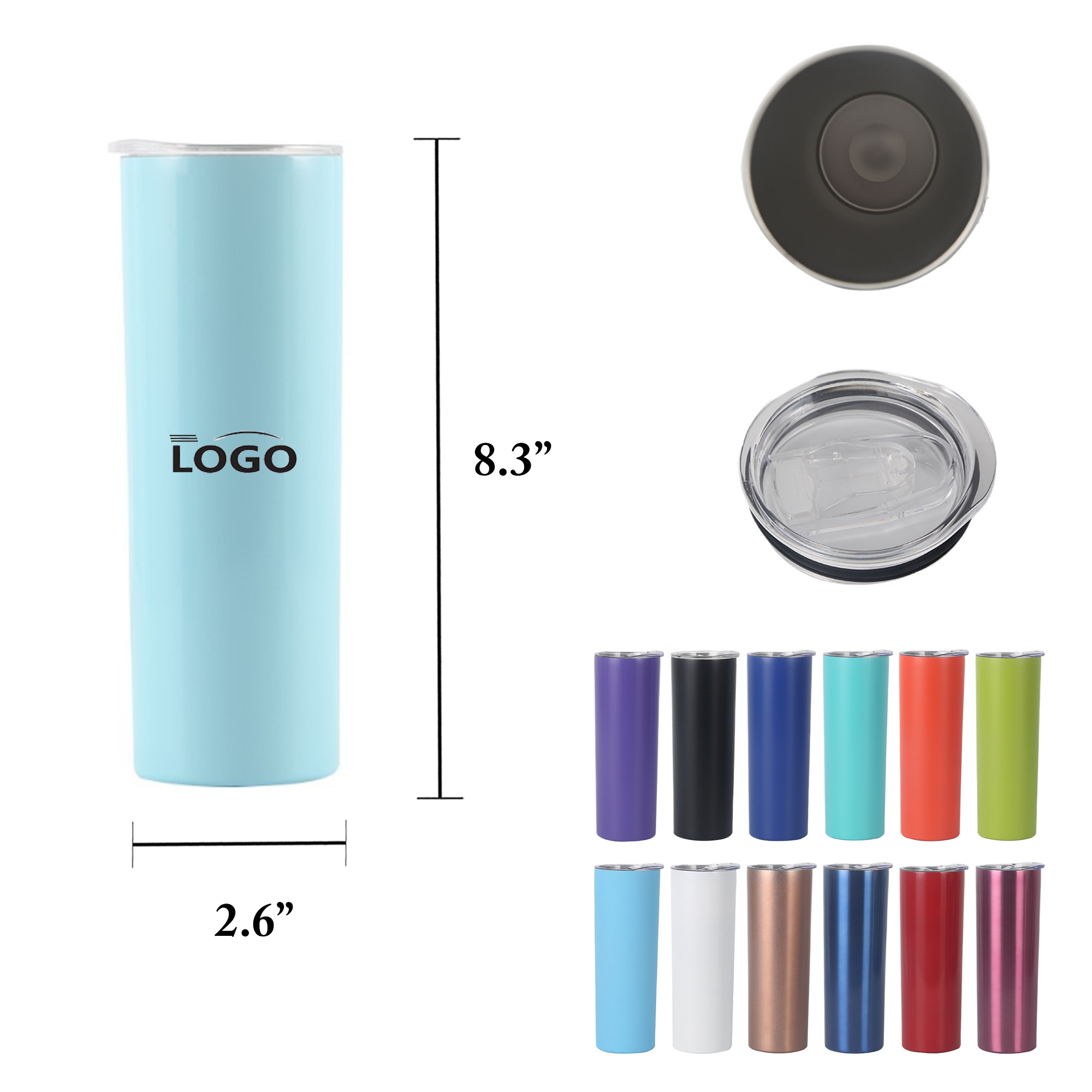 MOQ25 20Oz Insulated Stainless Tumbler 4