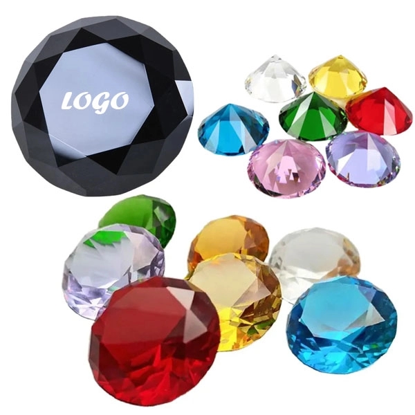 Colorful Crystal Diamond Paperweight Wedding Gifts 6