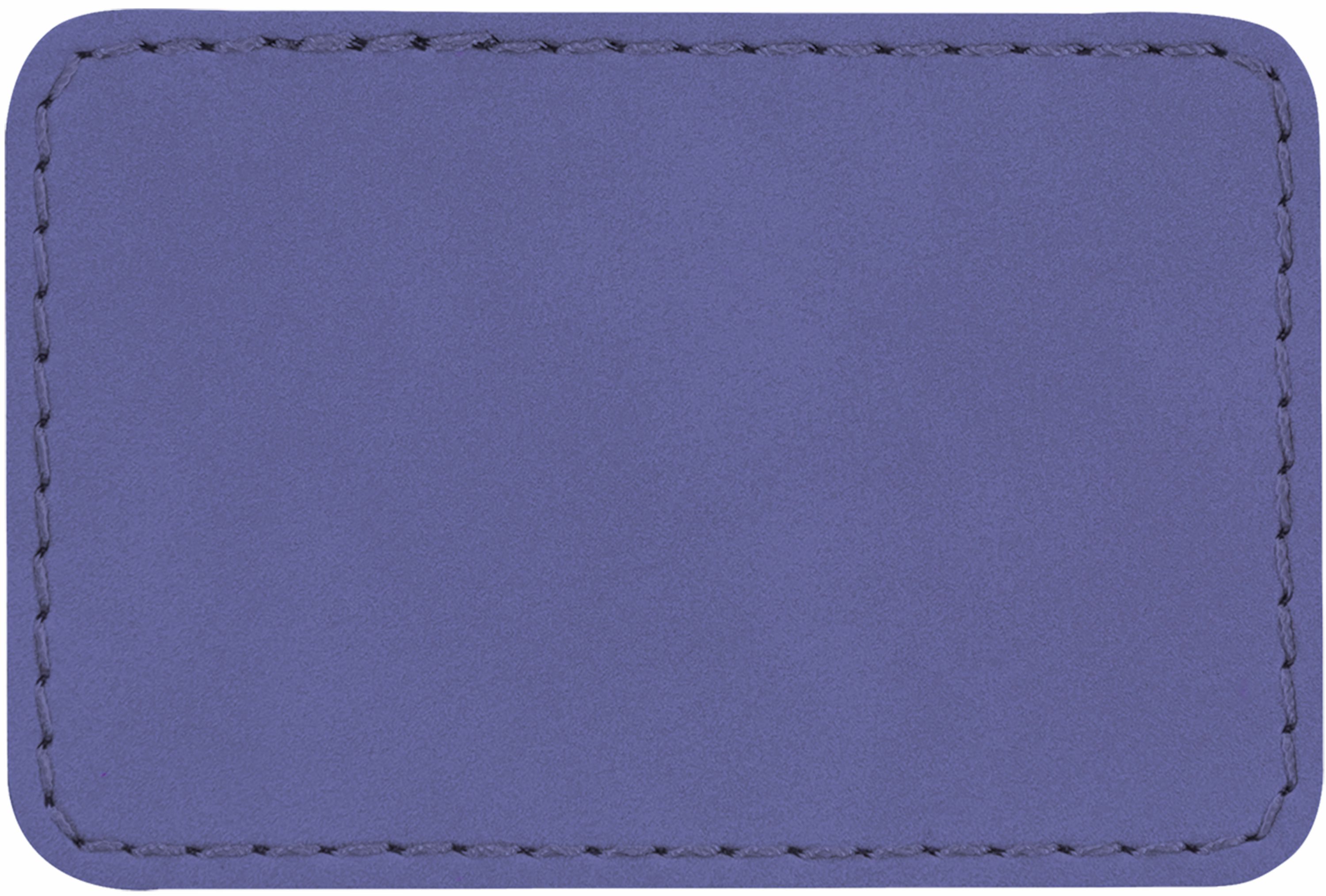 3 1/2" x 2 1/2" Rectangle Leatherette Patch with Adhesive 3