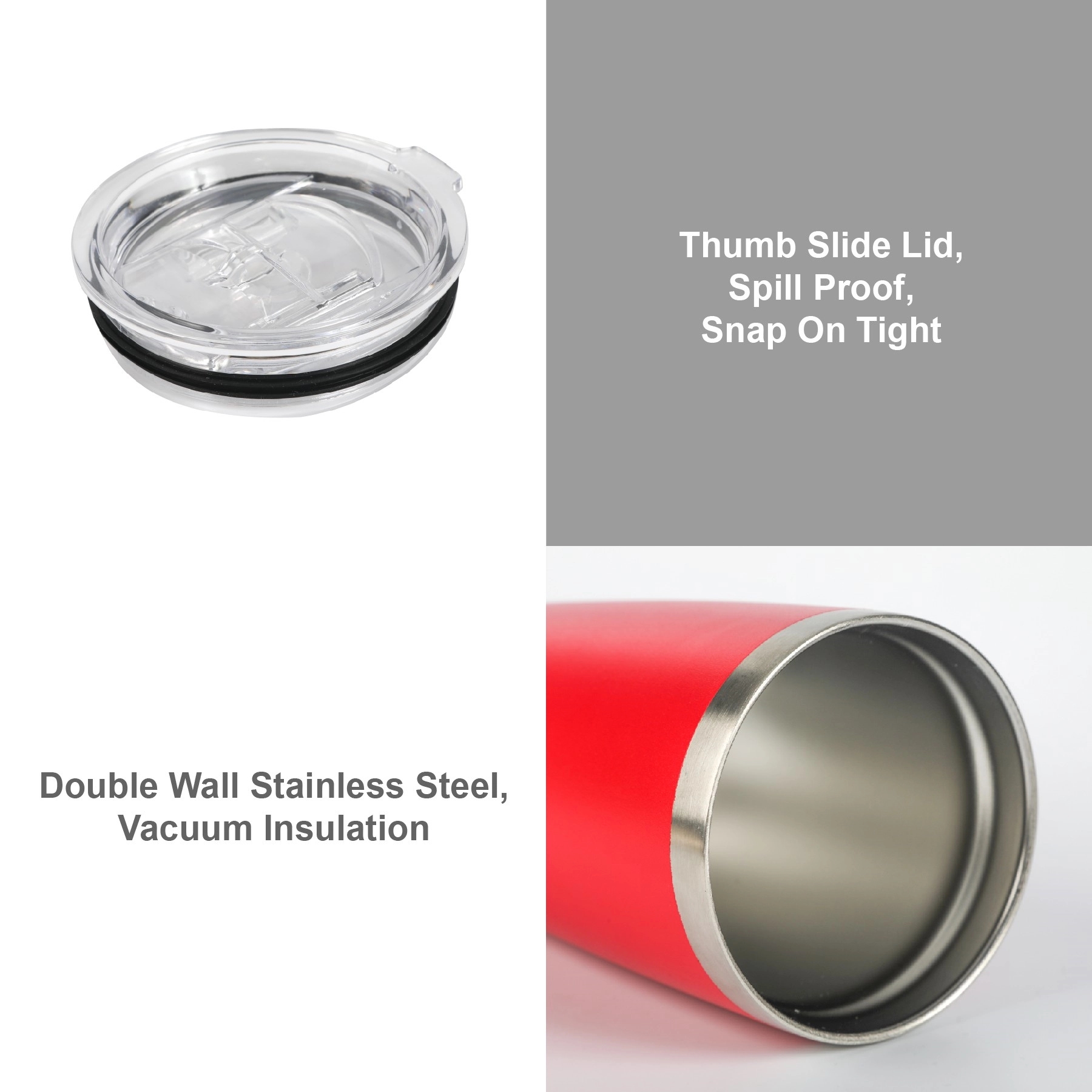 20oz Thermal Stainless Steel Vacuum Tumbler 1