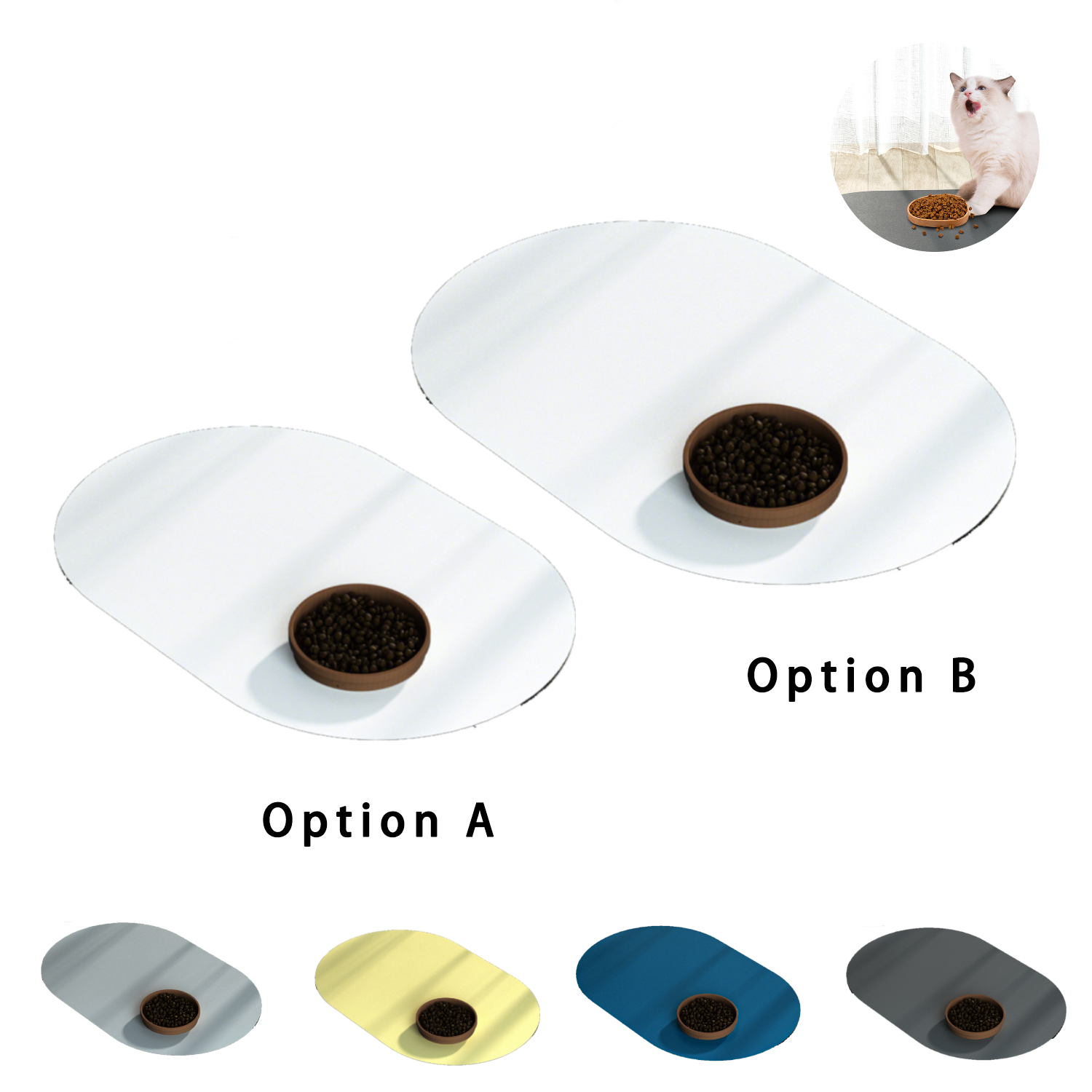 Waterproof Pet Food Mat 14
