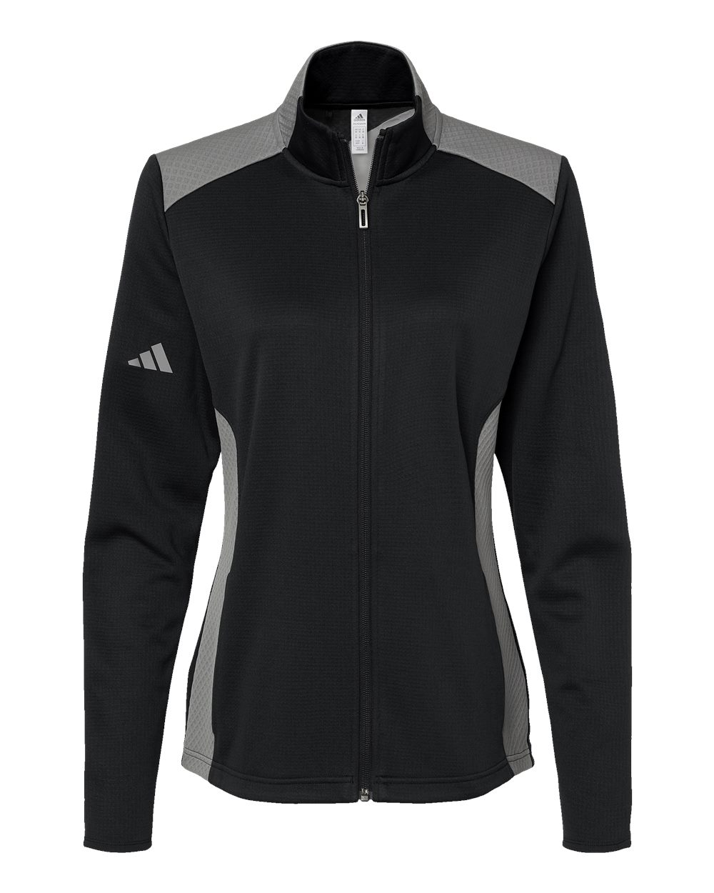 Women's Textured Mixed Media Full-Zip Jacket