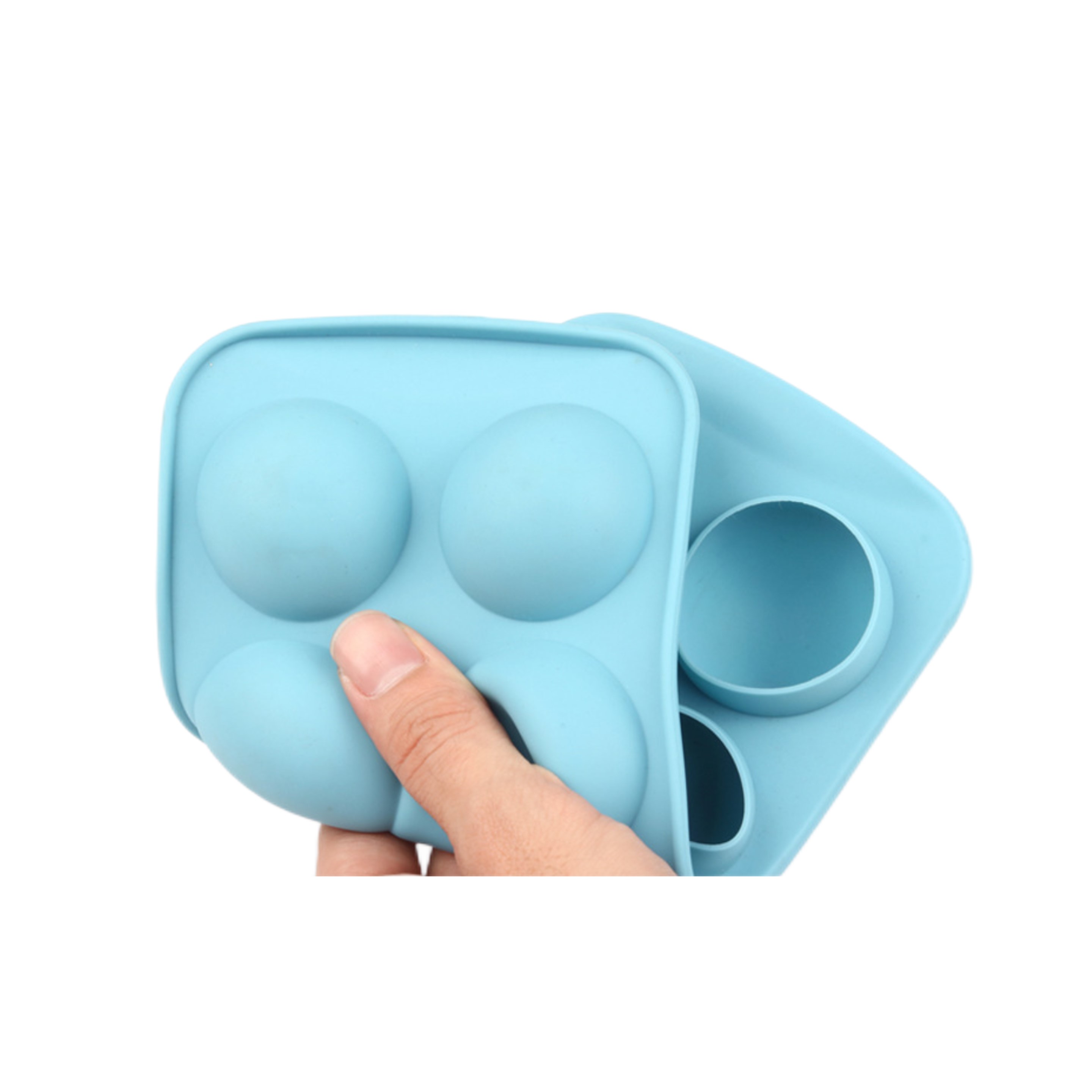 Silicone Ice Ball Maker Tray - OCEAN 6
