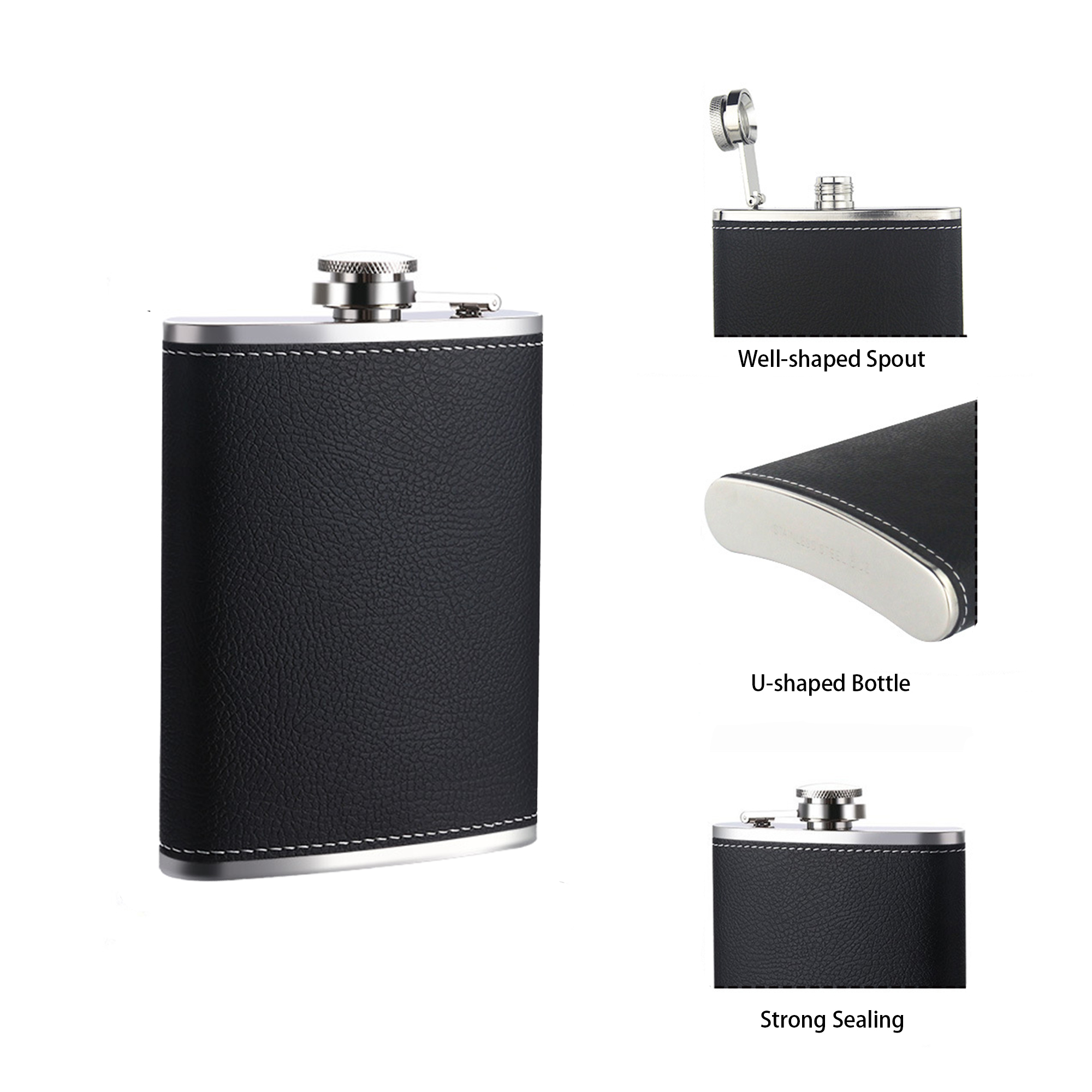 Stainless Steel Portable Small Wine Jug For Outdoor Use 7