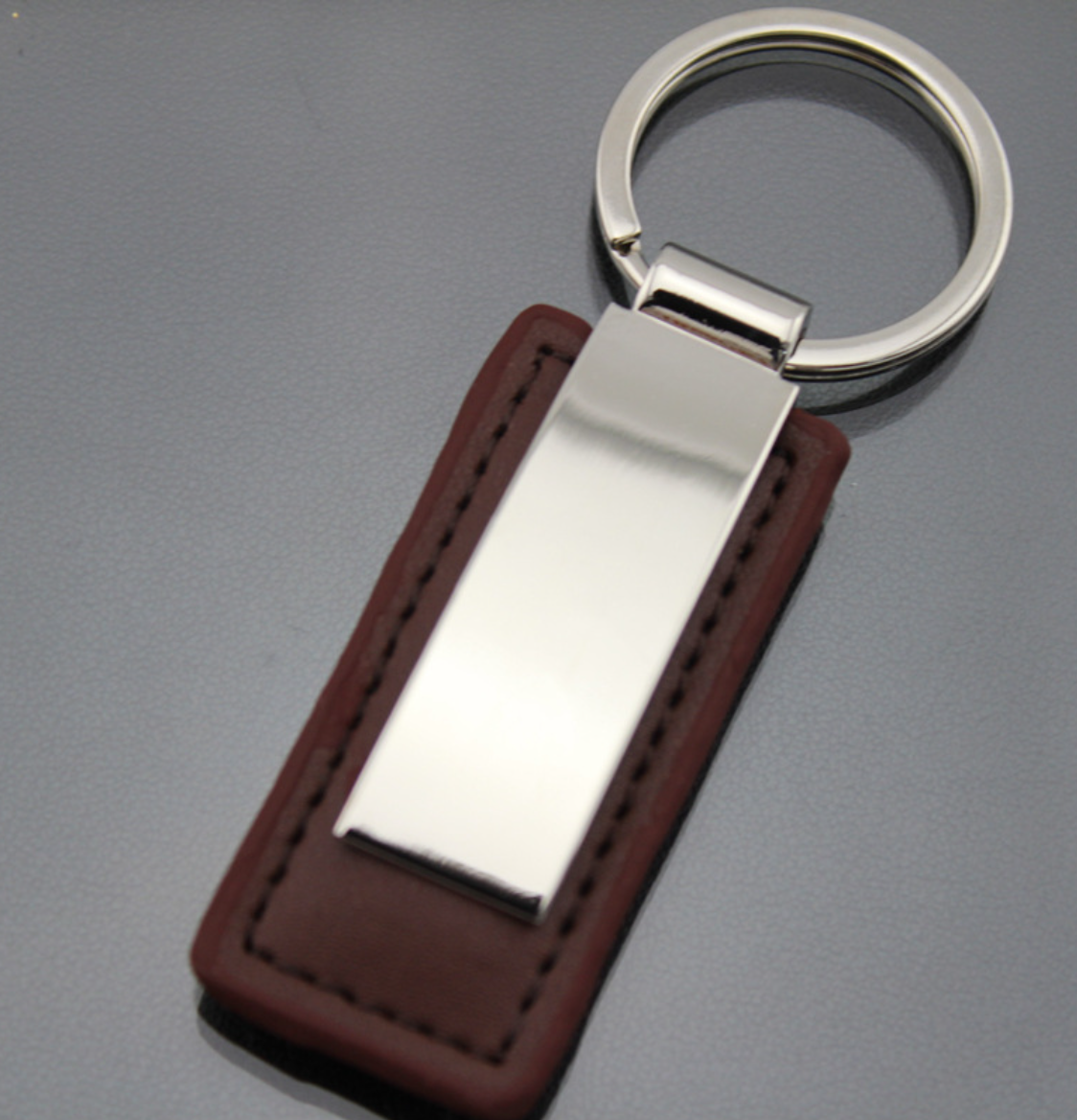 Metal Leather Key Chain 4
