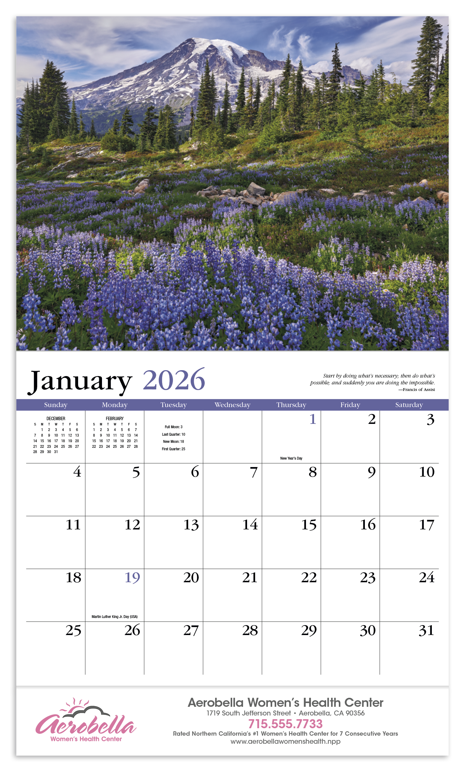 HotLine® Products Contemplations Appointment Calendar - Stapled 44