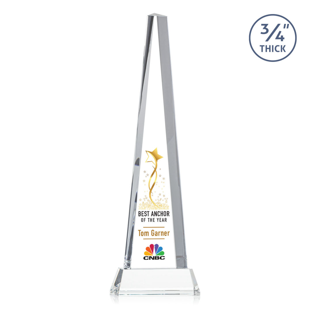 Majestic Tower VividPrint™ Award on Newhaven Base - Clear 4