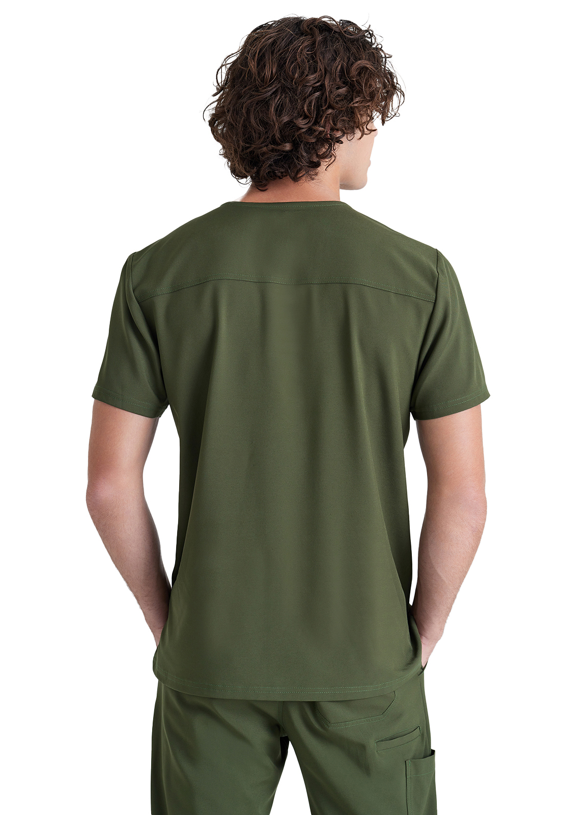 Grey's Anatomy Evolve Stretch - Men's One-Pocket V-Neck Journey Scrub Top 25
