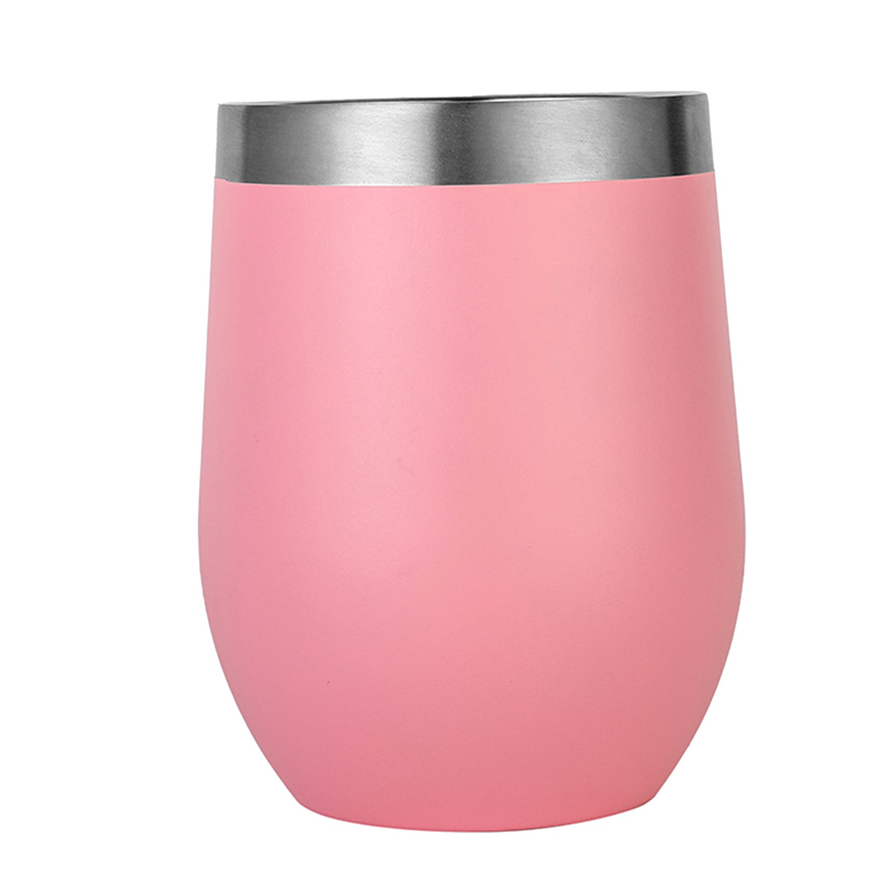 12Oz Stainless Steel Insulated Stemless Tumbler W/Lid 13