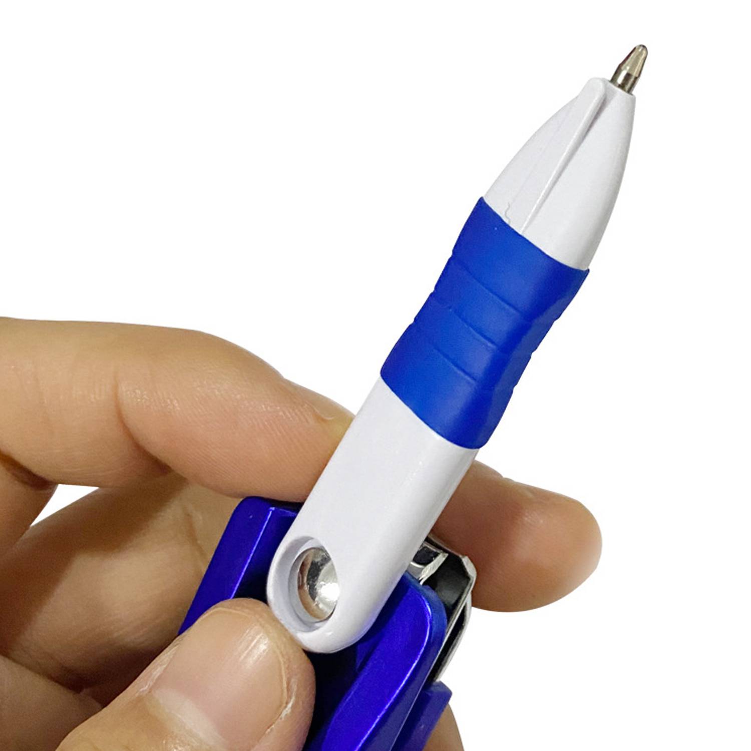Portable Multifunctional Ballpoint Pen Keychain Nail Clipper 5