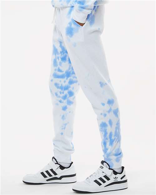 Unisex Tie-Dyed Fleece Joggers - 8884 35