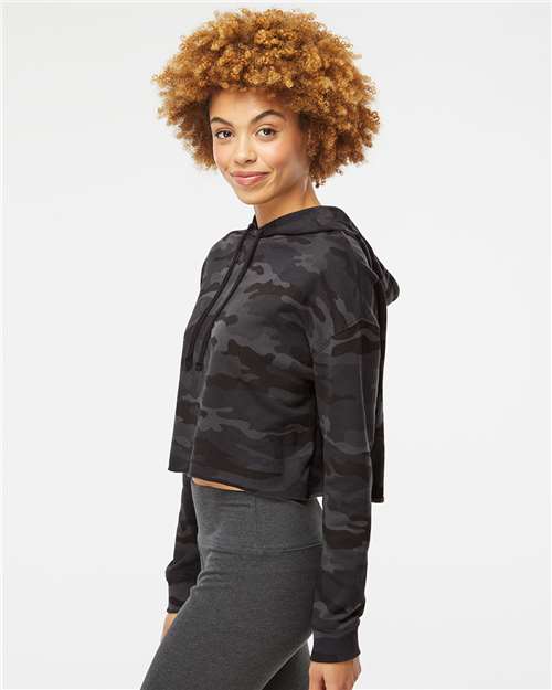 Women's Lightweight Crop Hooded Sweatshirt - AFX64CRP 8