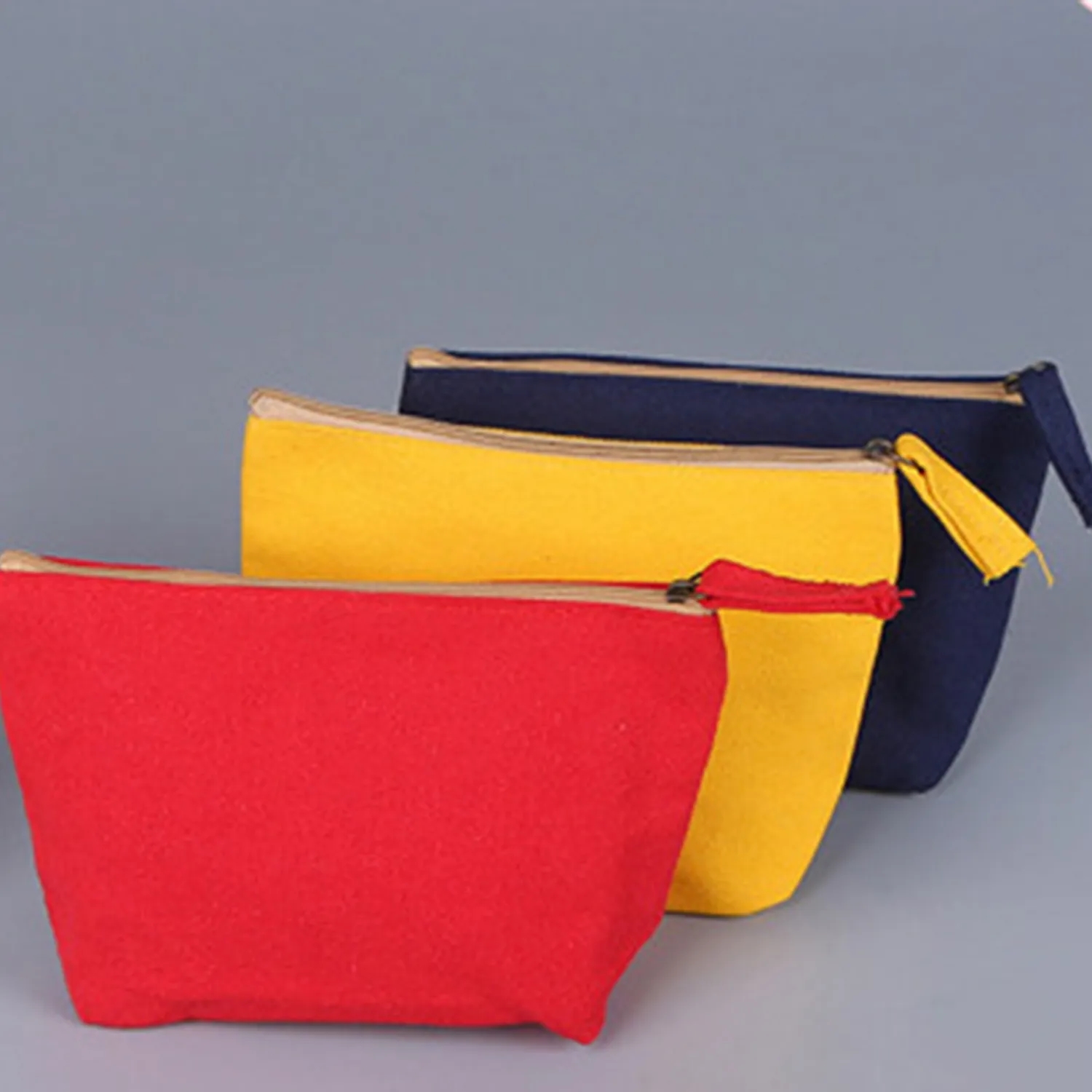 Zipper Custom Canvas Pencil Case 4