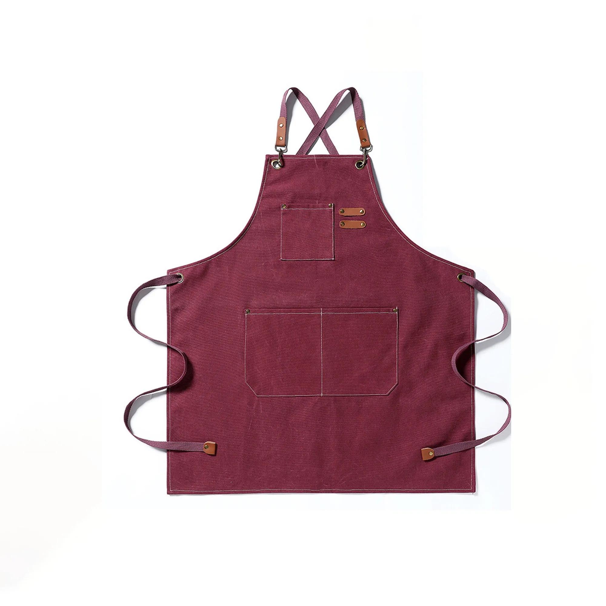 Household Oil-proof Canvas Kitchen Apron 2