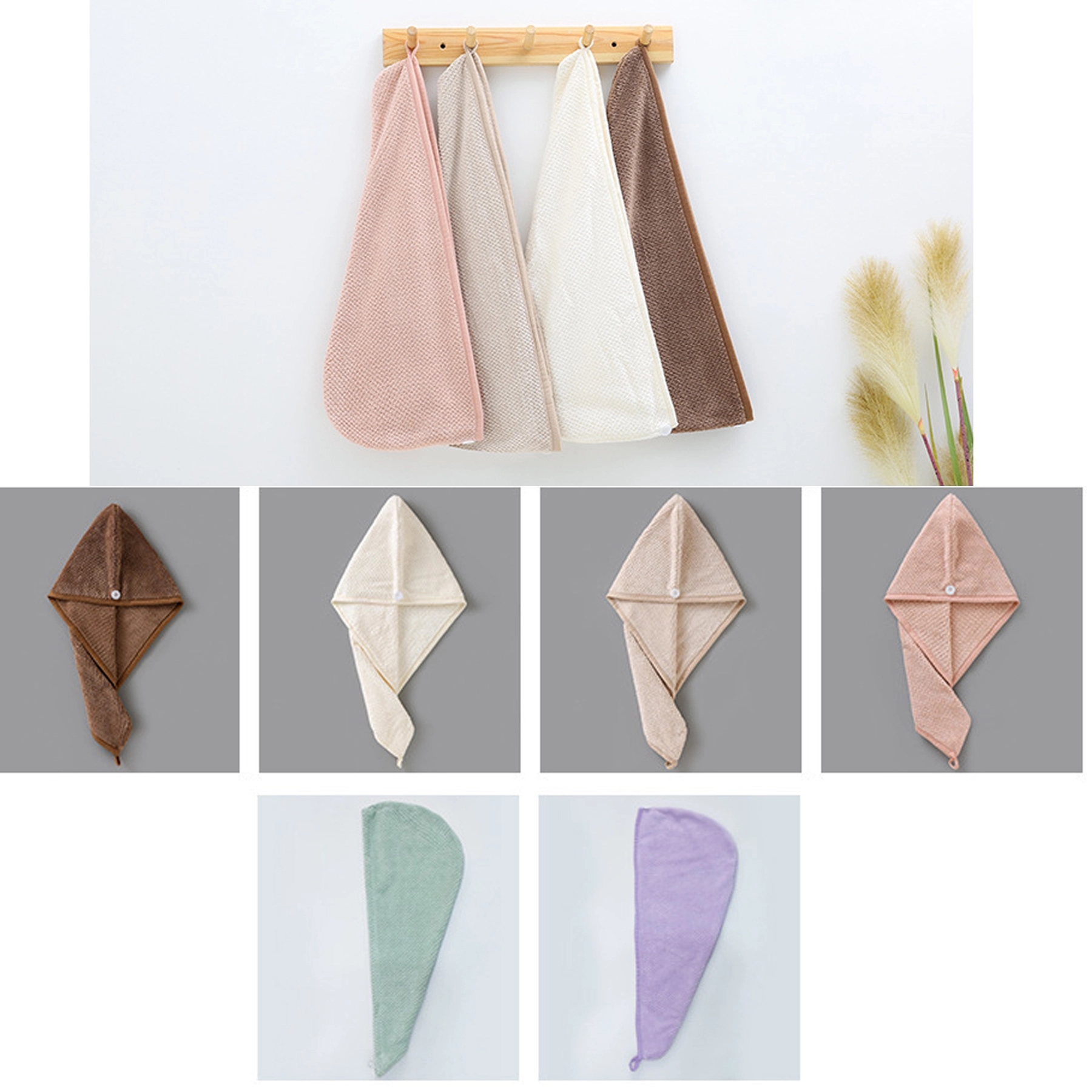 Fast Dry Magic Turban Microfiber Hair Towel 2
