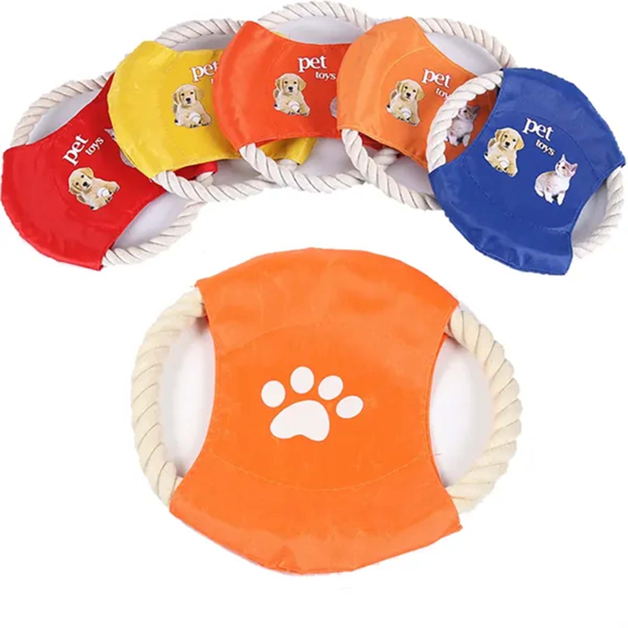 Dog Cotton Rope Flying Disk 2