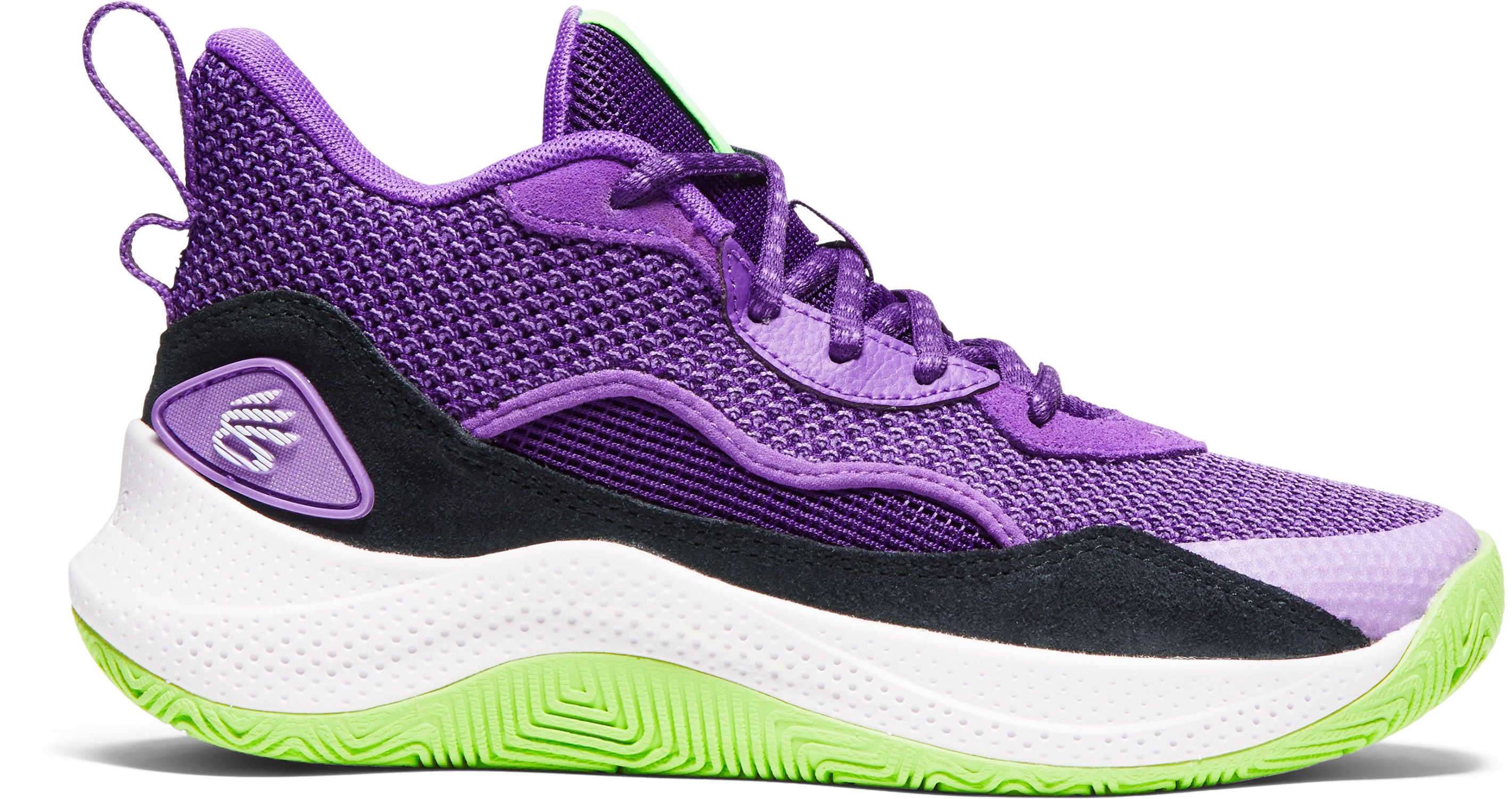 Curry 3Z 24 Suede Grade School Basketball Shoes 3