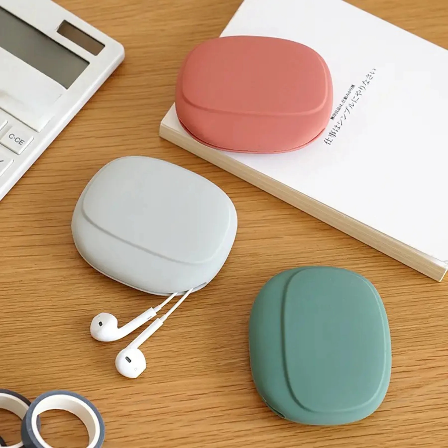 Silicone Headphone Cable Storage Case 8
