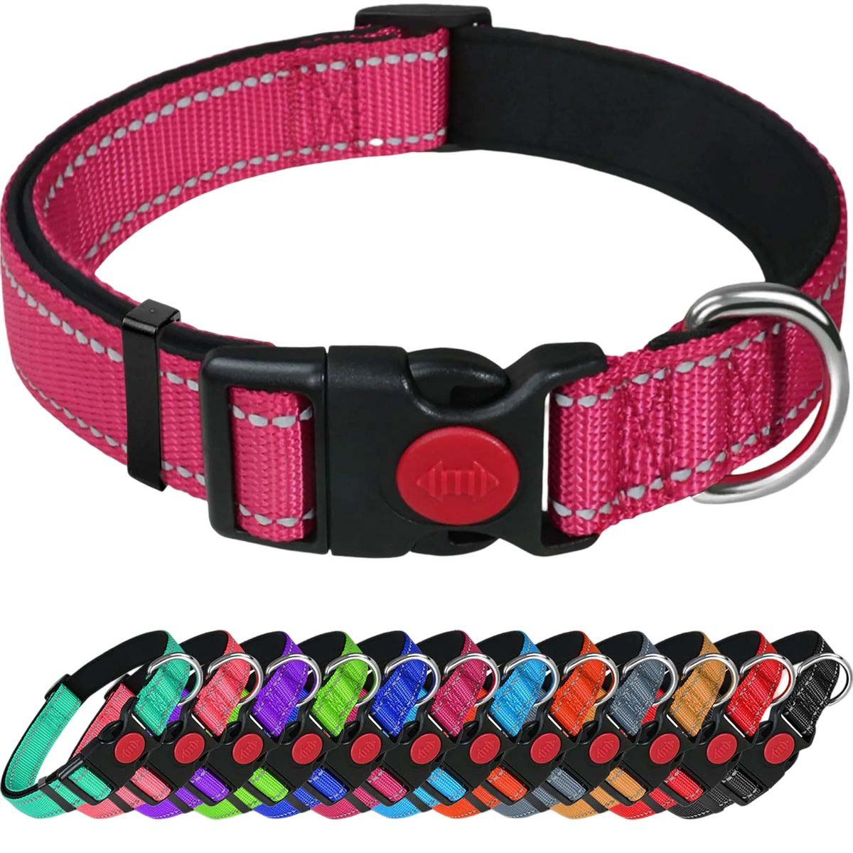 Adjustable Dog Collar with Reflective Strips 4