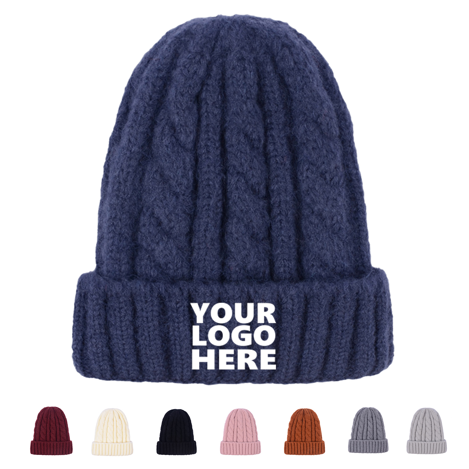 Cable Knit Cap 1