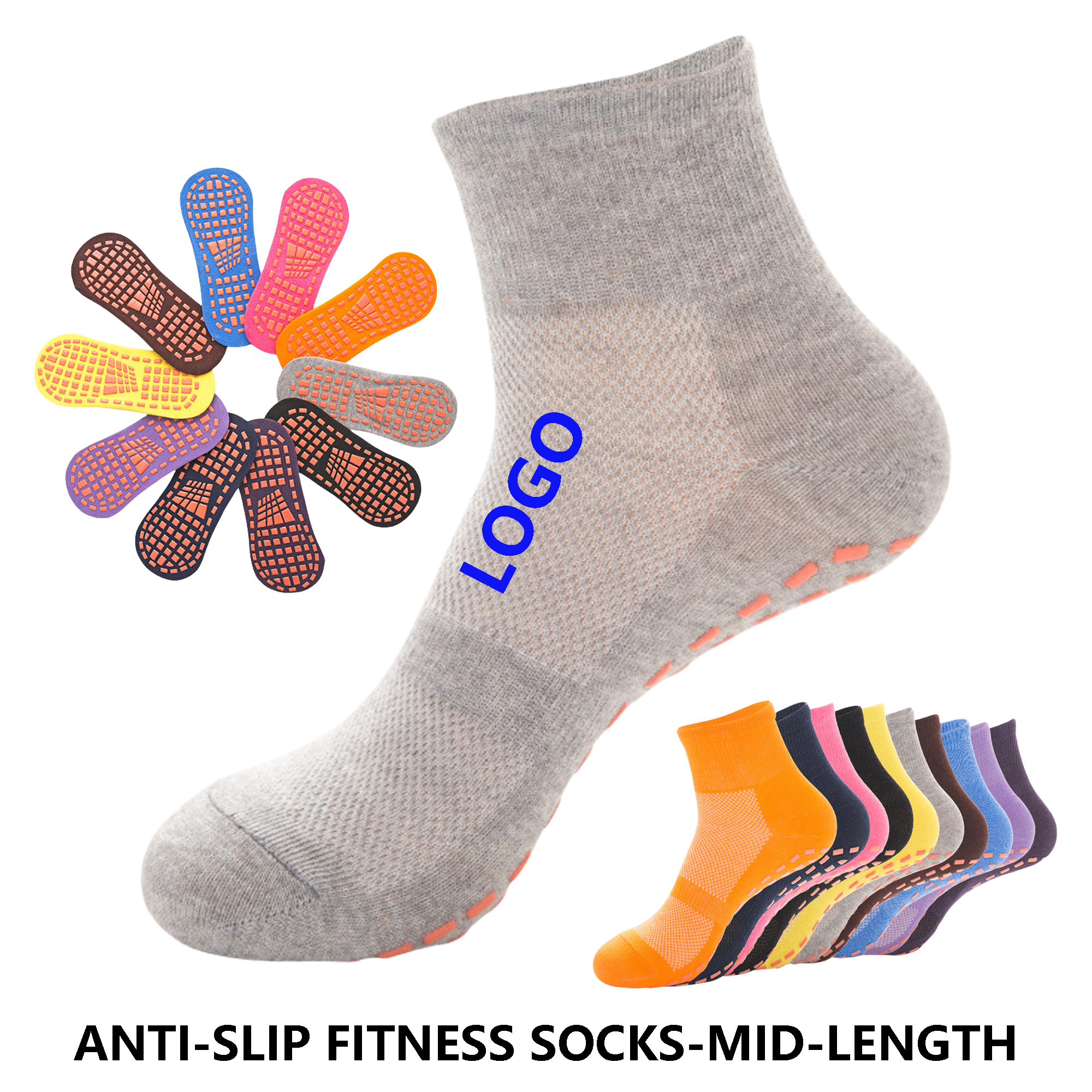 Ergonomic Design Breathable Anti - Slip Socks for Sports 1