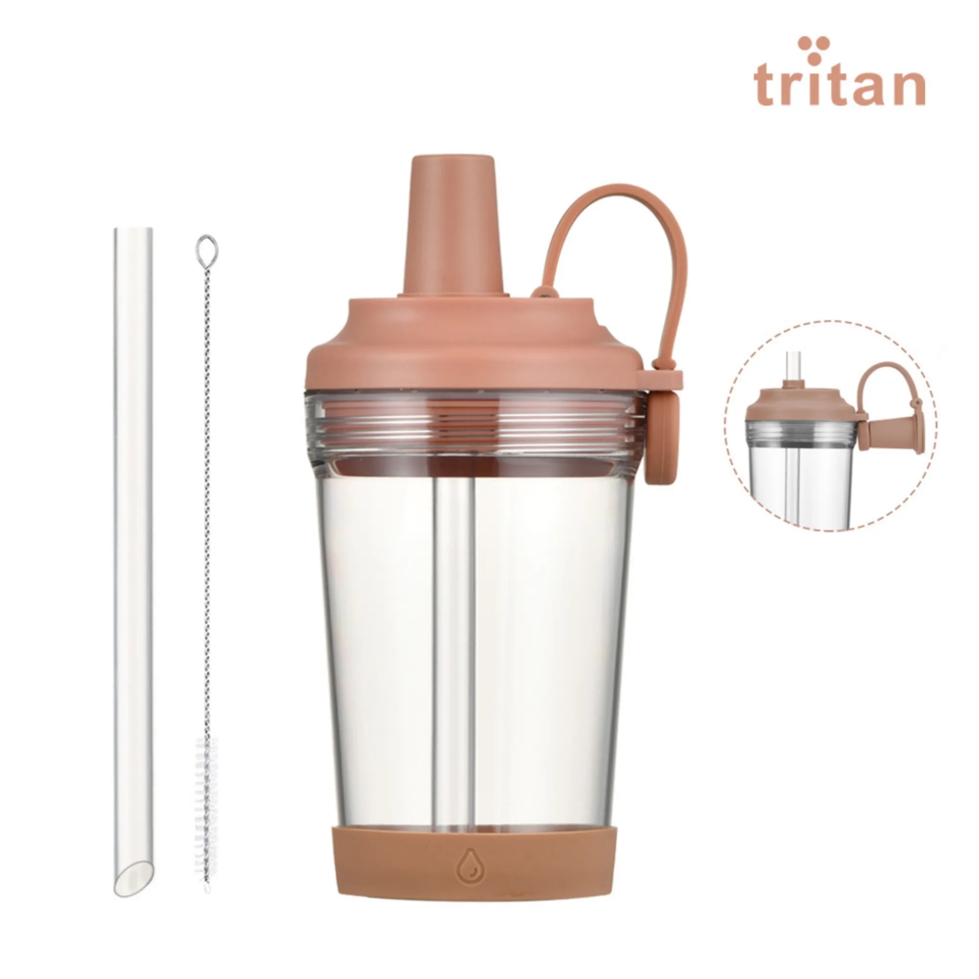 17oz Tritan Magnetic Handle Straw Cup 6