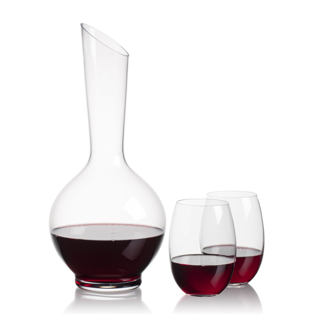 Sanguine Carafe & Carlita Stemless Wine 4