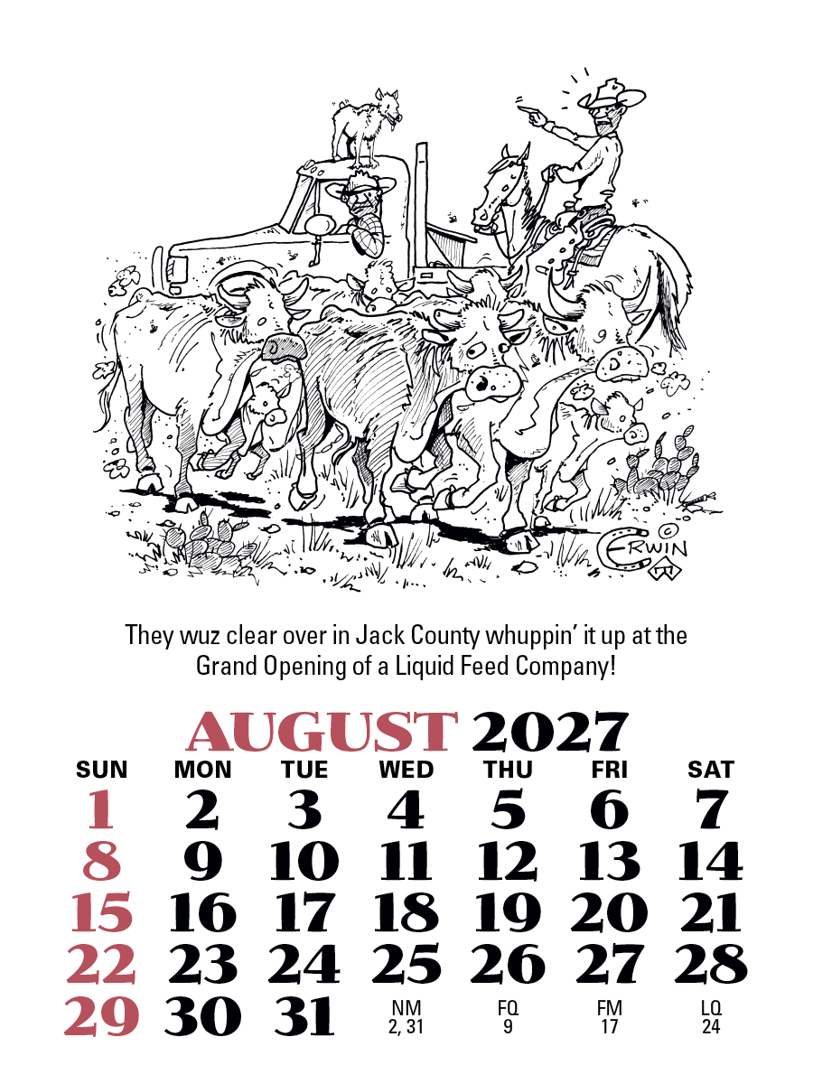 Triumph® Calendars Press-N-Stick Cowboy Calendar 634