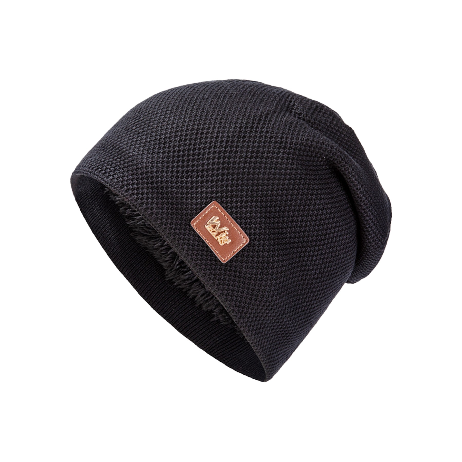 Knitted Fleece Beanie 4