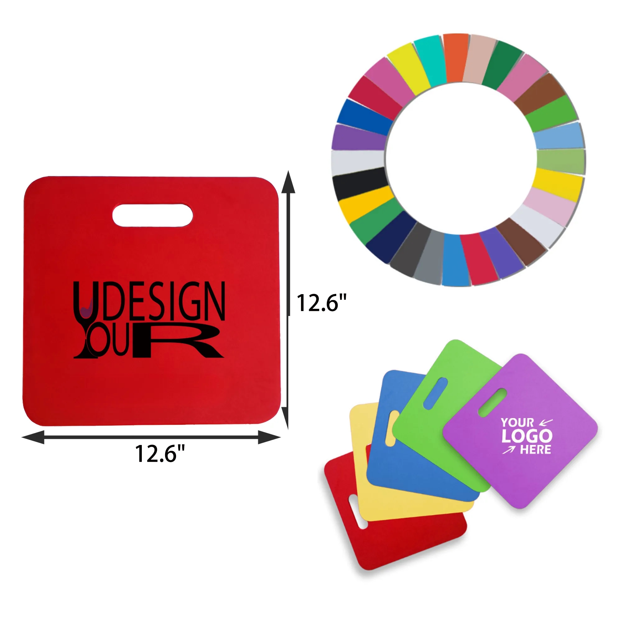 MOQ 50 PCS EVA Stadium Seat Cushion 2