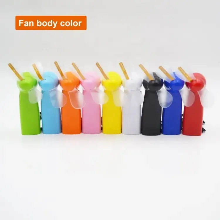 Handheld Fan With LED Custom Message 5