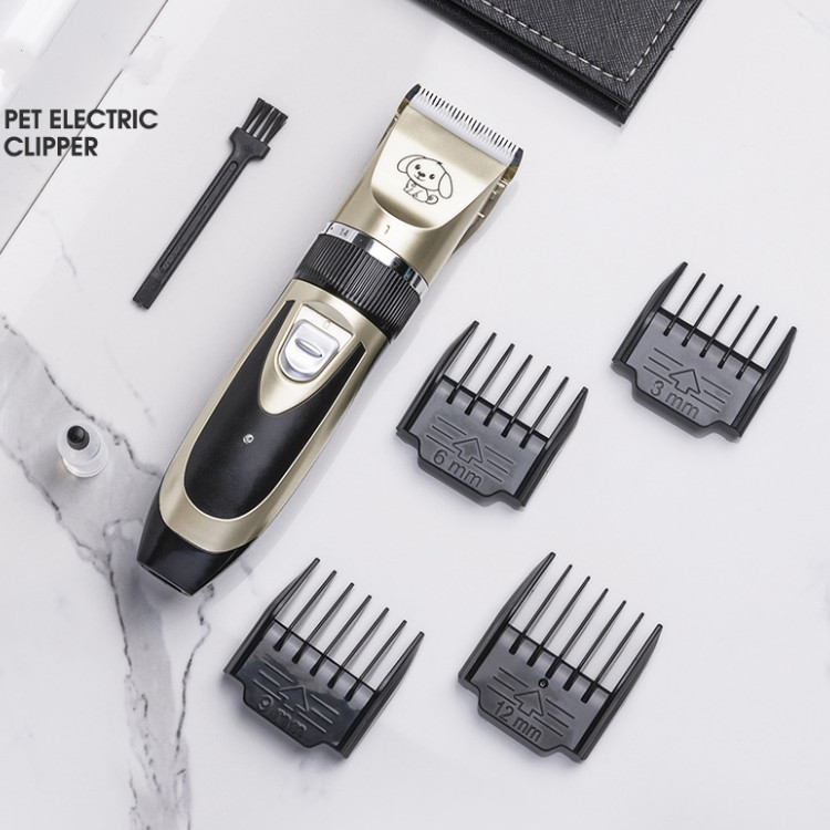 Rechargeable Pet Clippers Grooming Kit with Scissor Comb 3