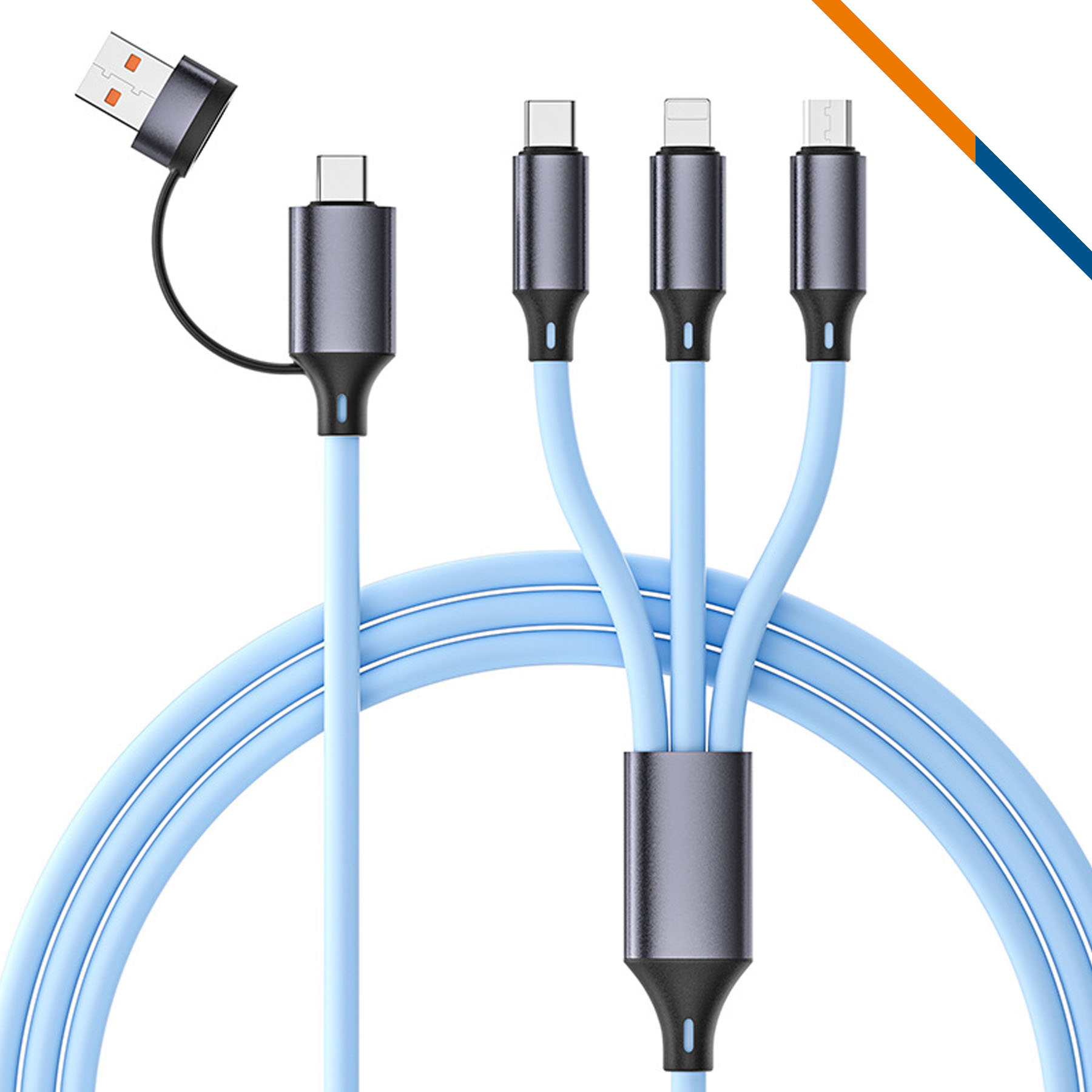 SyncFast 5in1 Fast Charging Data Transfer Cable 6