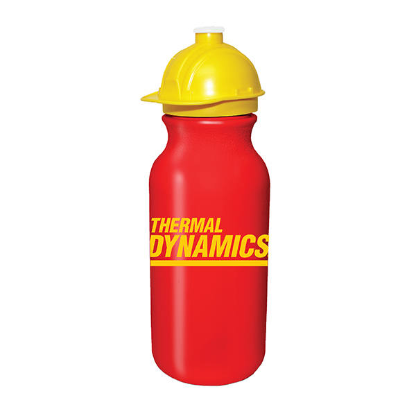 20 oz. Value Cycle Bottle w/ Safety Helmet Push 'n Pull Cap 17