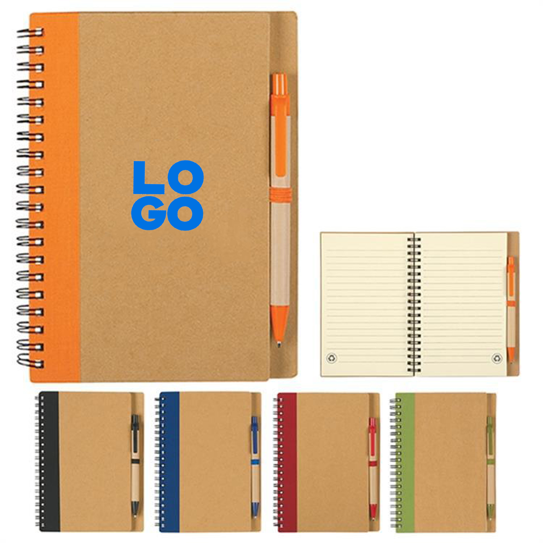 Kraft Notebook With Pen 3