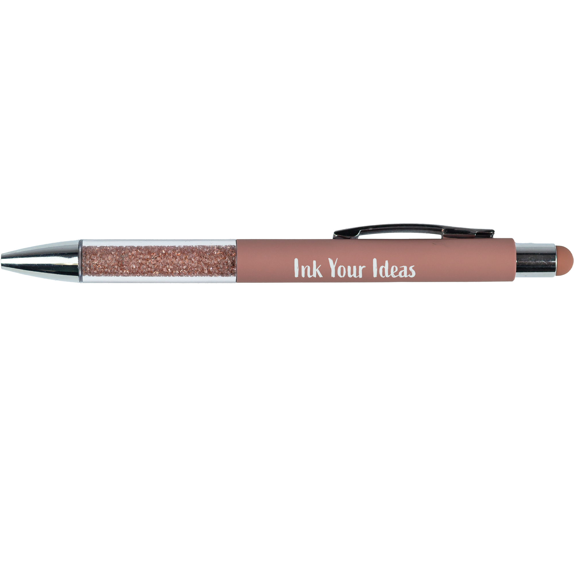 Recycled Glitter Grip Stylus Pen 4