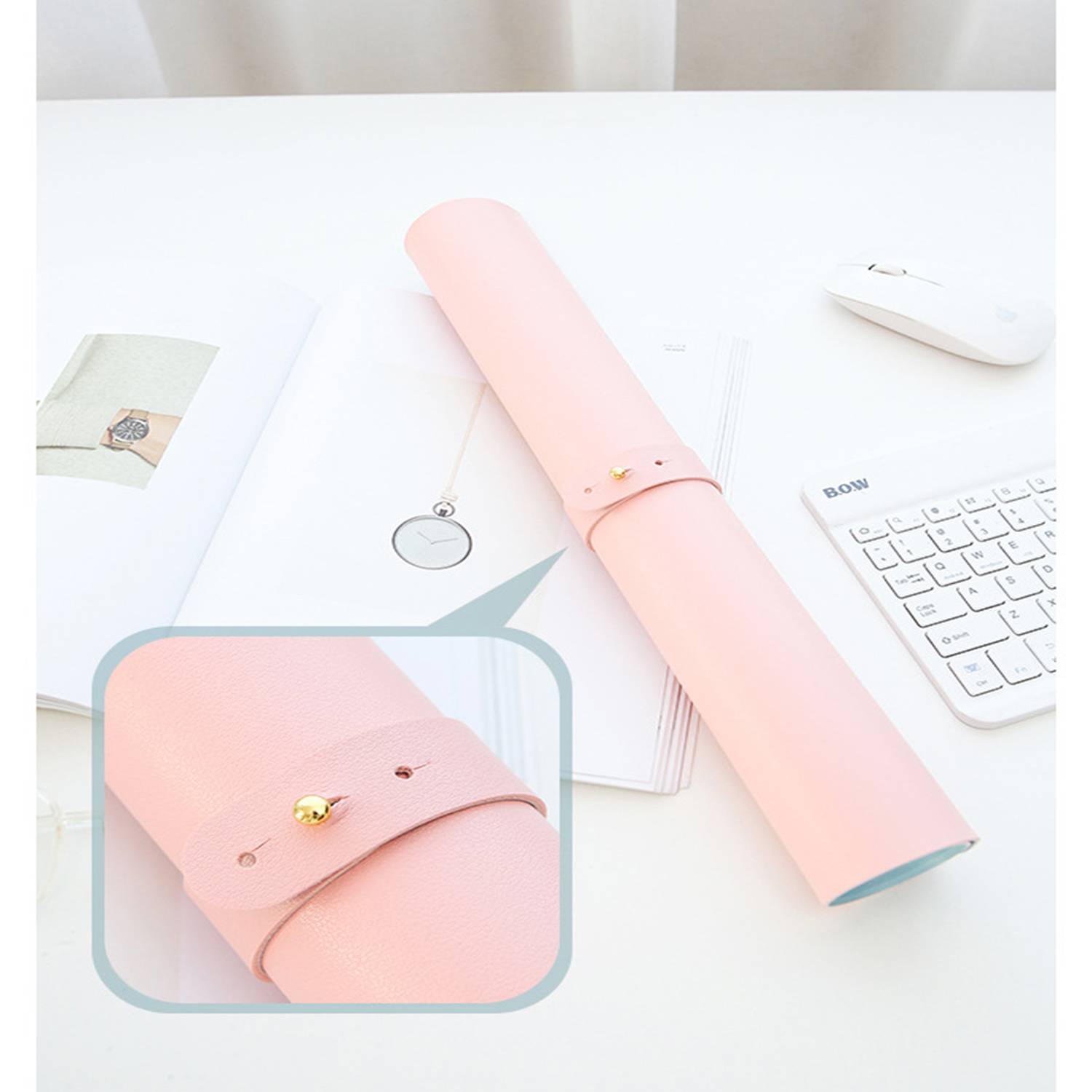Cross-Border Leather Mouse Pad 6