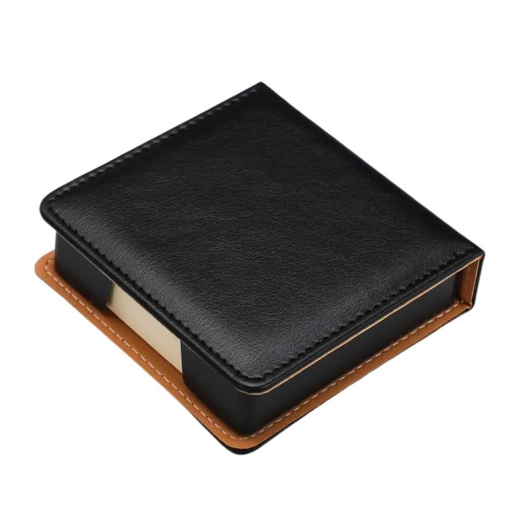 PU Leather Edge-Bound Note Holder 2