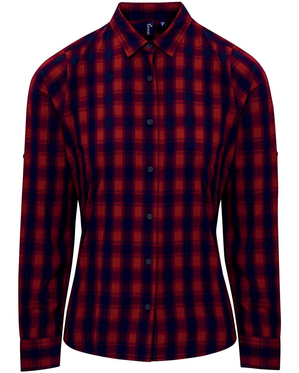 Women's Mulligan Check Cotton Dress Shirt - RP350 37