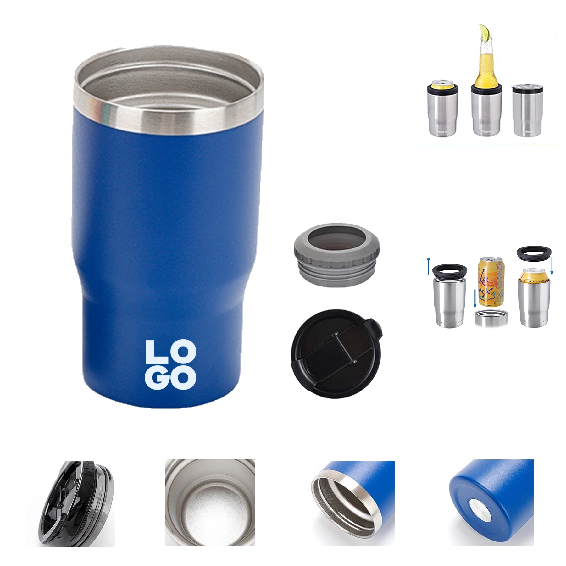 12 oz 3-in-1 Can Cooler 2