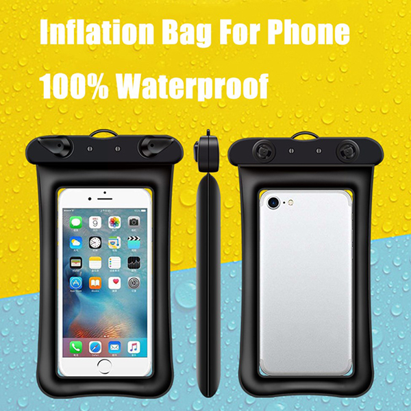Drifting and diving inflation waterproof mobile phone bag 6