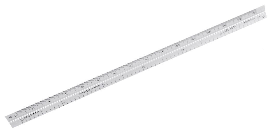 6" Combination Architect/Engineer Pocket Scale 12