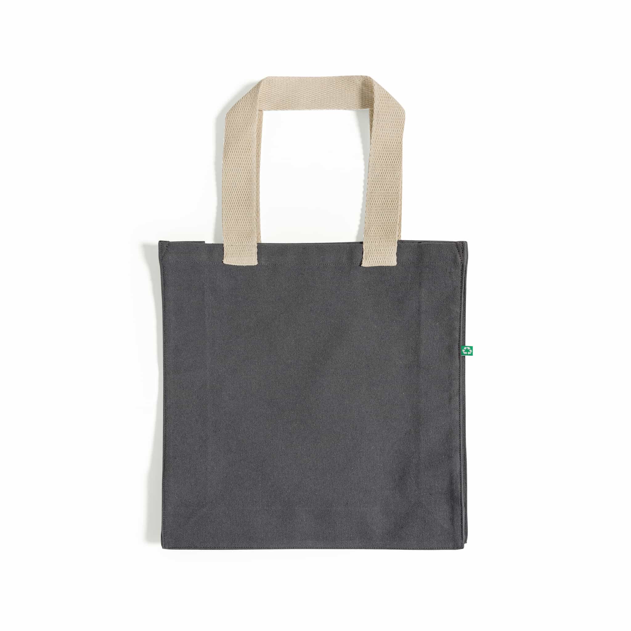 Recycled Canvas Trendy Shopper Tote Bag 14