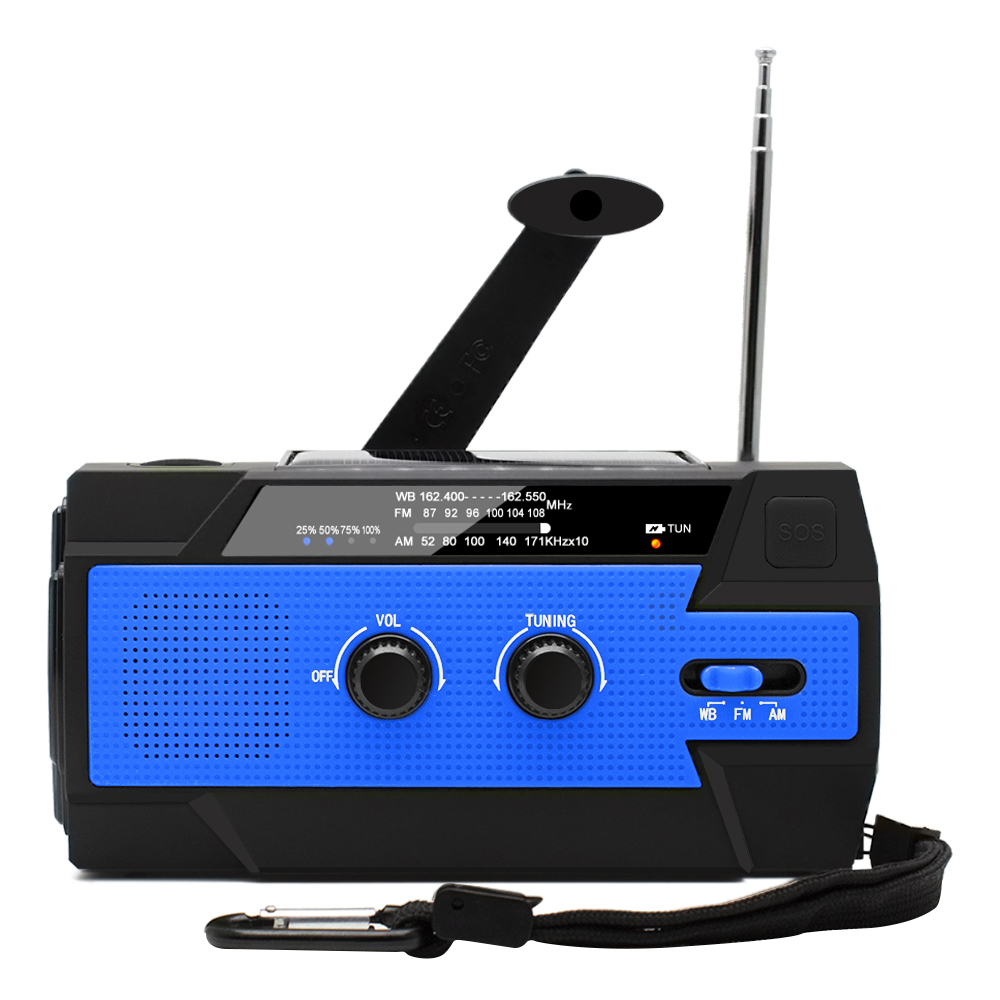 ResQ Emergency Hand Crank Radio – 4000mAh Power Bank, Solar, 1W Flashlight & Motion Sensor Lamp 7