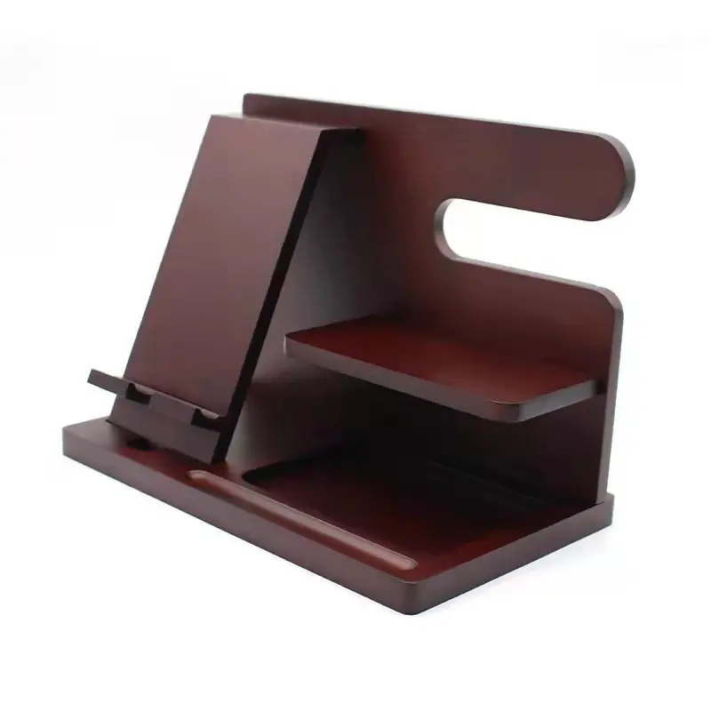 Wood Cell Phone Docking Station 2