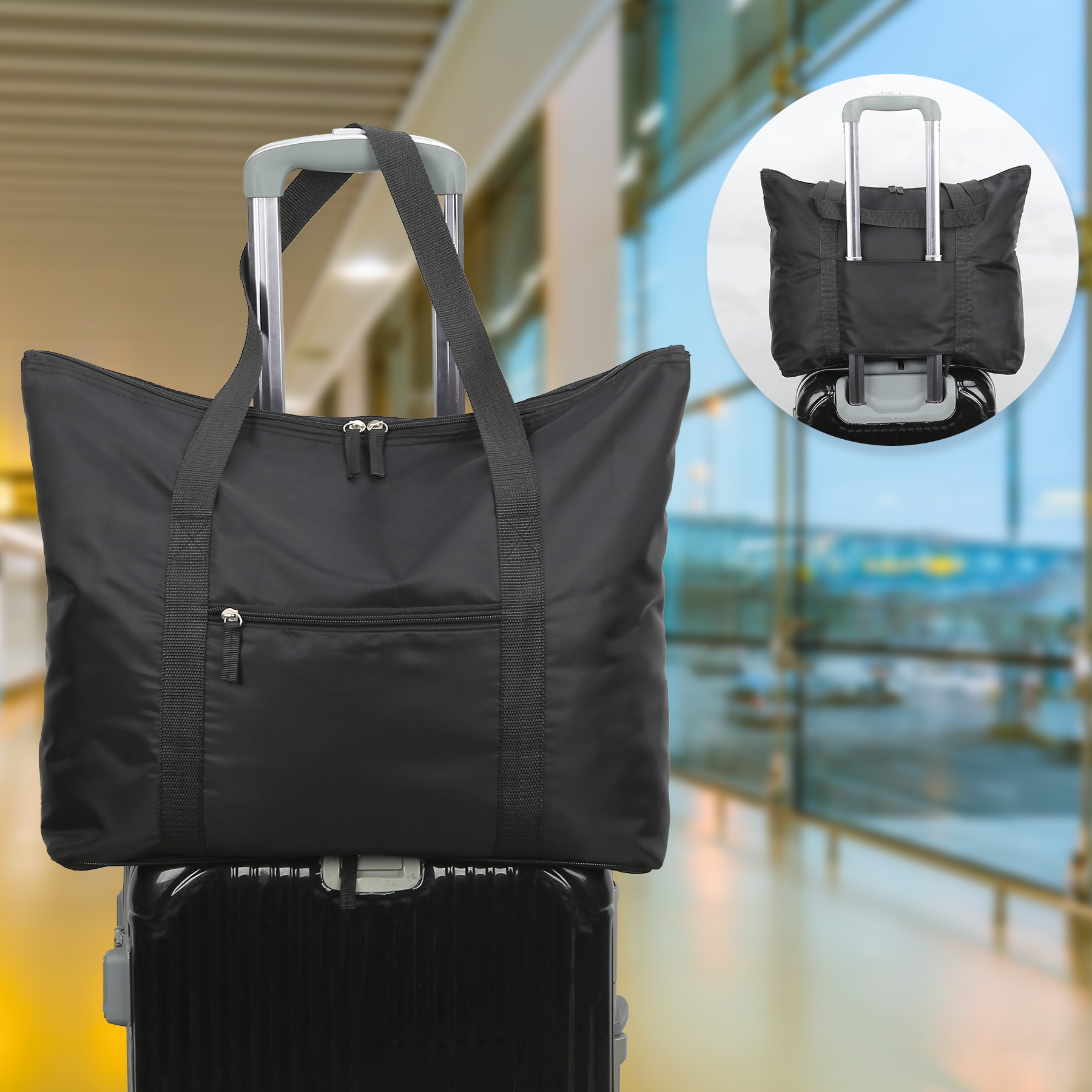 Foldaway Travel Duffel Tote Bag 2